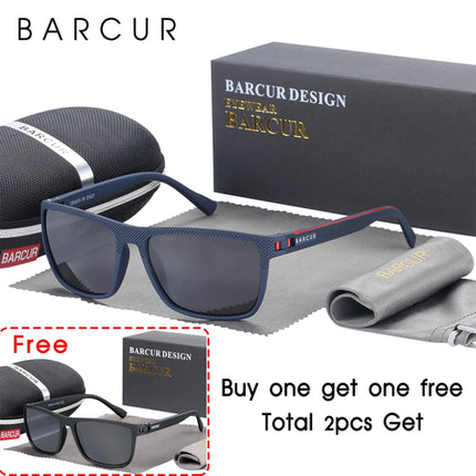 BARCUR Sports Sunglasses for Men Polarized FishingTravel TR90 Light