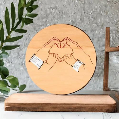 Newborn Engraved Keepsake Holder Photography Accessories  Personalized