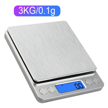 500g/0.01g Jewelry Portable Scale 3kg/0.1g Digital Display Scale