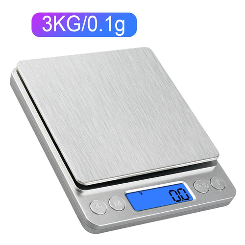 500g/0.01g Jewelry Portable Scale 3kg/0.1g Digital Display Scale