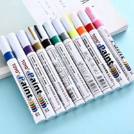 Waterproof Car Tyre Tire Tread Tire Paint Pen Marker DIY Art Drawing