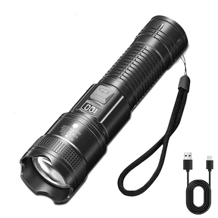 1600000 LM Super Bright Flashlight USB Rechargeable LED Long Range