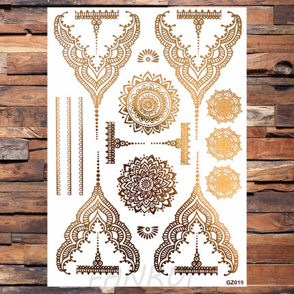 Realistic Elephant Moon Temporary Tattoos For Women Adult Fake