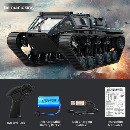 JJRC C8812 LED Light Full Scale Tracked Tank Simulation Model Toy RC