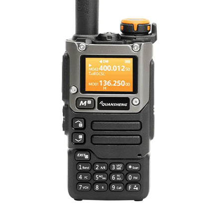 Quansheng UV-K6 Walkie Talkie 5W Air Band Radio Tyep C Charge UHF VHF