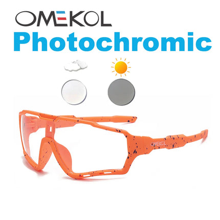 Brand New Men Women Mtb Photochromic Bicycle Eyewear Bike Baseball Sun