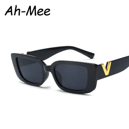 Fashion Rectangle Sunglasses Women Luxury Brand Vintage Small Frame