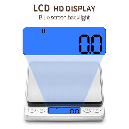 500g/0.01g Jewelry Portable Scale 3kg/0.1g Digital Display Scale