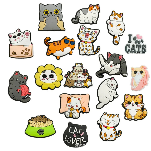 1pc Cute Cartoon Cats PVC