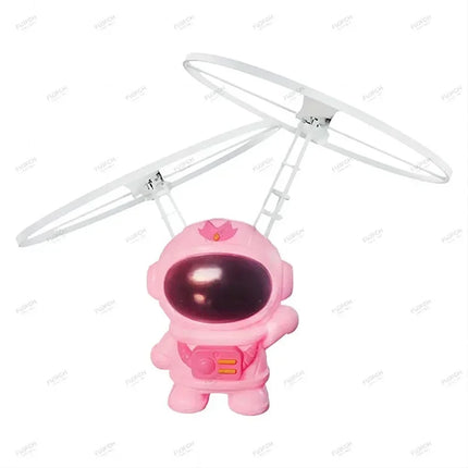 Levitating Luminous Flying Robot Astronaut Toy Aircraft