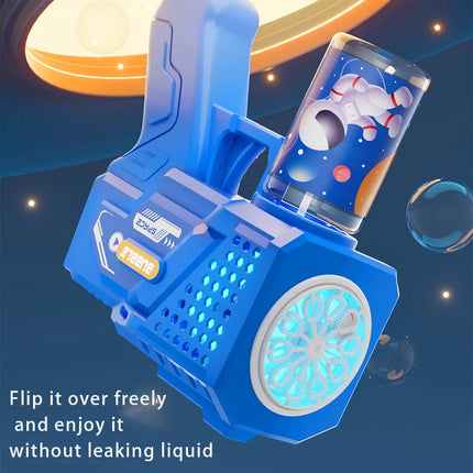 10 hole Automatic Gatling Electric Toy Blowing Bubble for Children's