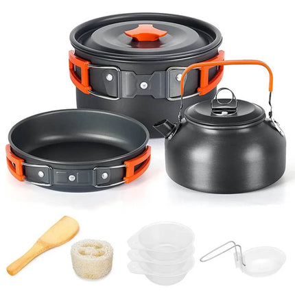 Camping Cooking set Camping Cookware Travel Tableware Outdoor Picnic