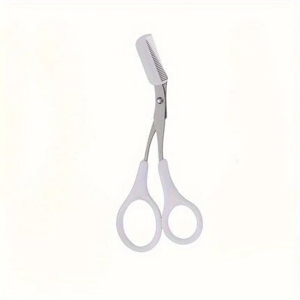 Eyebrow Trimmer, Stainless Steel Eyebrow Scissors With Comb, Eyebrow