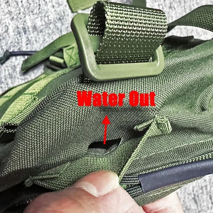 Tactical Hydration Pack Plate Carrier Molle Backpack Back Panel