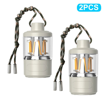 LED Rechargeable Flashlight Camping Lantern 5 Modes Super Bright