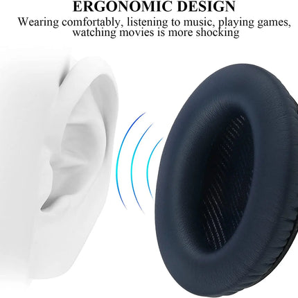 Replacement Ear Pads for BOSE QC35 QC45 for QuietComfort 35 45 & 35 II