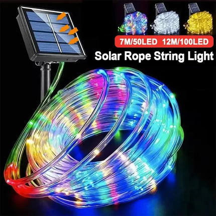 Solar LED String Light Outdoor Waterproof Garden Christmas Decorations
