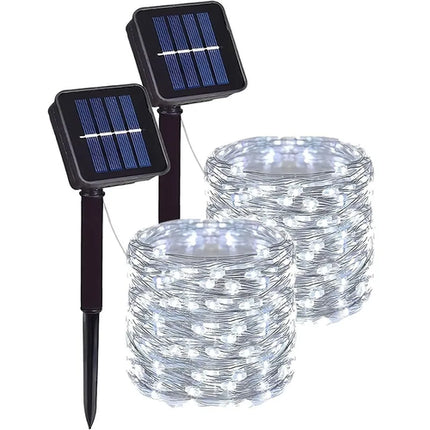 Fairy Lights Solar Garden Lights String Lights with 8 Modes Waterproof