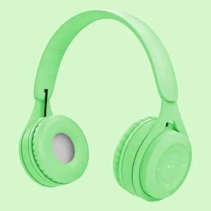 Foldable Sport Gaming Macaron Headphones Y08 Bluetooth Headset Stereo