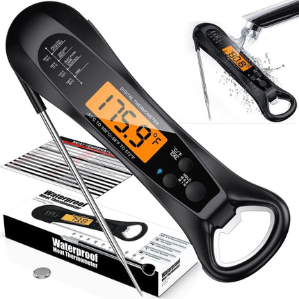 Instant Read Meat Thermometer for Cooking, Fast & Precise Digital Food