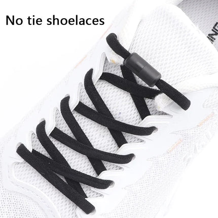 NEW Colorful Options Elastic laces Sneakers No tie Shoelace for Sports