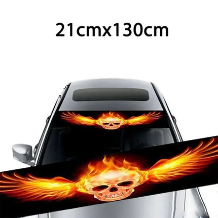 Windshield Exteriors Car Sticker Vinyl Front Window Funny Sunshade
