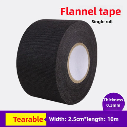 25MM*15M Auto Car Flannel Flannelette Adhesive Tape Wiring Harness