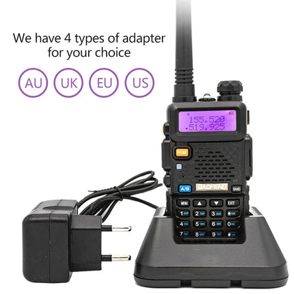 4PCS Baofeng 8W Dual Frequency High-Power Walkie Talkie 128CH Portable