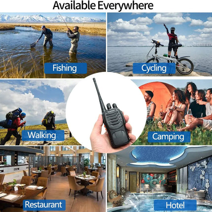 1/2 PCS Baofeng BF 888S Walkie Talkie UHF 400 470MHz 888s Long Range