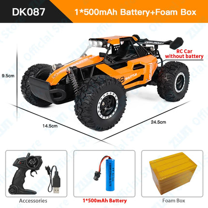 ZWN 1:16/1:20 2.4G Model RC Car With LED Light 2WD Off-road Remote