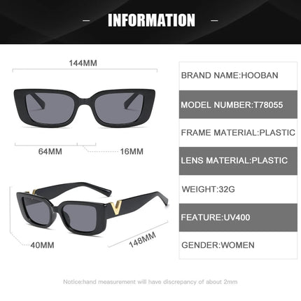 Fashion Cat Eye Sunglasses Luxury V Sun Glasses For Ladies Classic