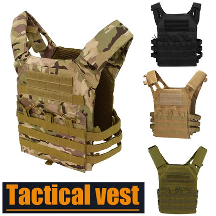 Nylon Tactical Vest Body Armor Hunting Carrier Airsoft Accessories