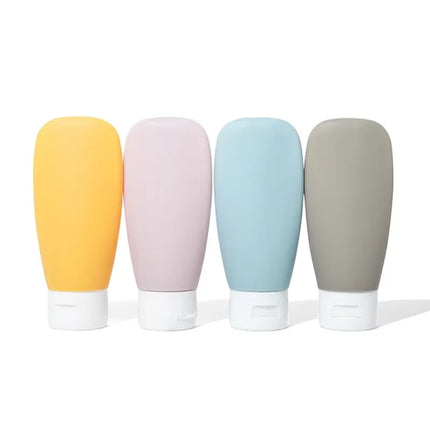 4Pcs 60ml Leak Proof Refillable Packing Liquid Container Empty Travel