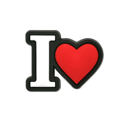 1Pcs PVC Pink Heart Shoe Charms Cute Animal Shoe Decorations Pins for