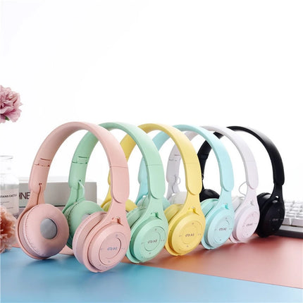 Y08 Wireless Bluetooth Headphone  Macaron Headphones Stereo Headband