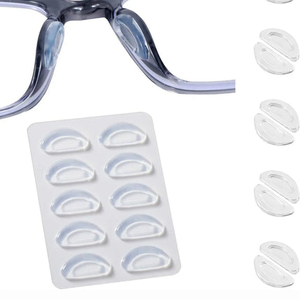 5pairs Eyeglasses Anti Slip Nose Pads Soft Silicone Adhesive Glasses