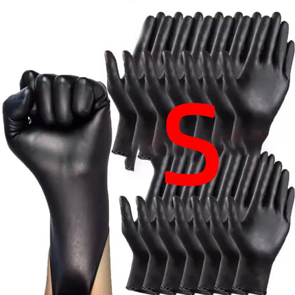 10/20/50/100PCS Bagged Disposable Gloves Black Disposable Gloves