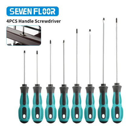 4PCS Multipurpose Handle Screwdrivers Set Electrician Insulated