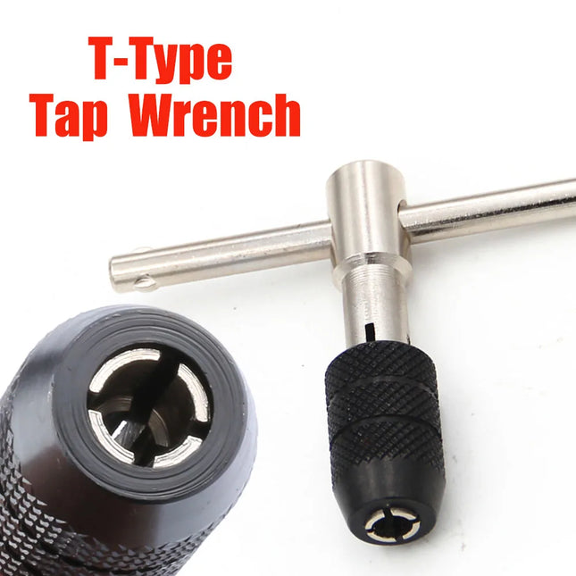 T-type 3mm to 6mm hand tap wrench thread tapping tool set hand wrench