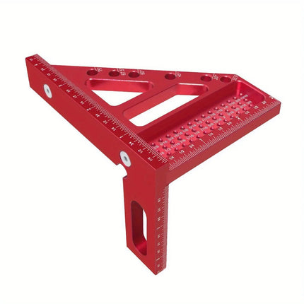 3D Multi-Angle Metric/Inch Measuring Ruler, 45/90 Degree Aluminum
