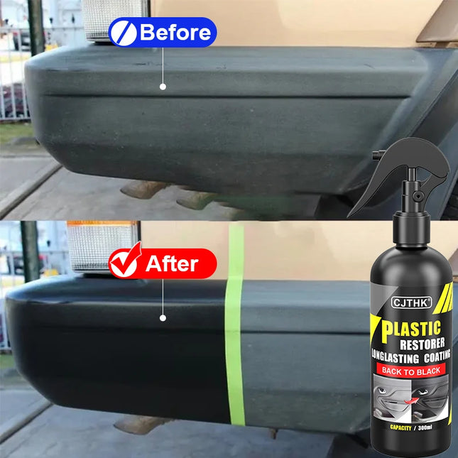 Car Plastic Restorer Back To Black Gloss Plastic Renovator Longlasting