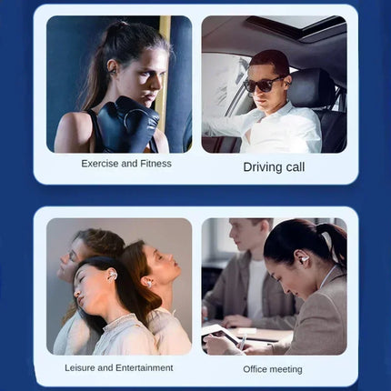 T75 Fone Bluetooth Headset 5.3 Wireless Bone Conduction Headphones