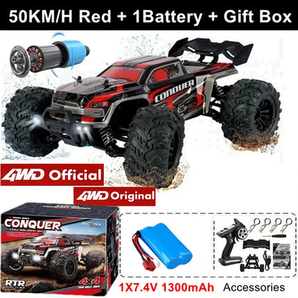 4WD 1:16 80KM/H Super Brushless 50KM/H Brushed RC Car 4x4 Off Road
