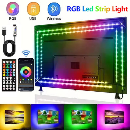 5M-30M 5V TV backlight Led strip light RGB with 44-key remote control