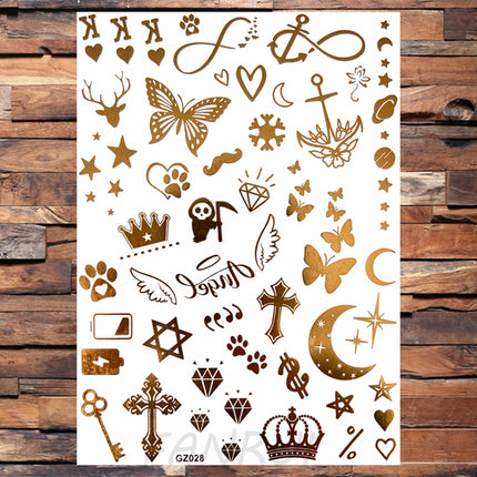 Realistic Elephant Moon Temporary Tattoos For Women Adult Fake