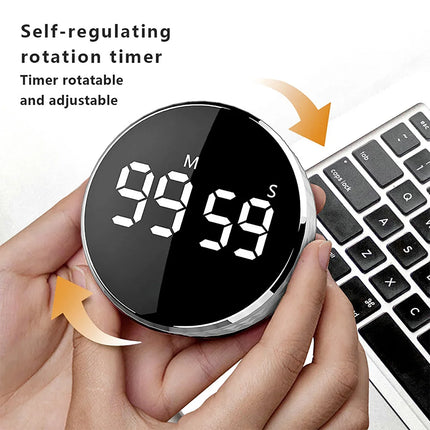 Magnetic Kitchen Timer Digital Timer Manual Countdown Alarm Clock