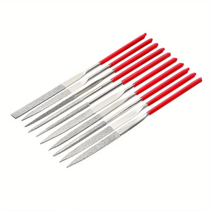 10Pcs Diamond Needle File Set For Jewelry Metal Wood Ceramic Glass