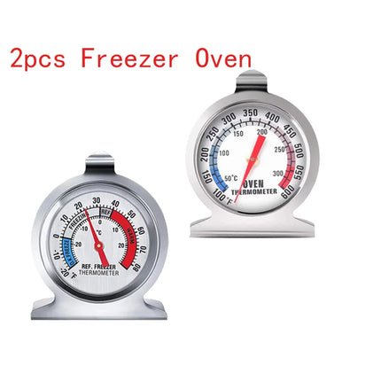 1PCS Freezer Oven Thermometer Bbq Grill Temperature Gauge Best