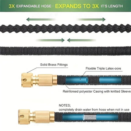 New Expandable Magic Hose High Pressure Car Wash Hose With Spray Gun