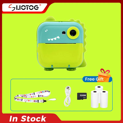 Children Digital Camera 1080P HD Toys Thermal Print Camera for Boys